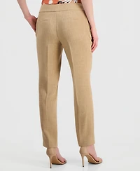 Kasper Women's Clean-Waist Straight-Leg Pants