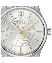 Hugo Boss Women's Graceful Mina Quartz Stainless Steel Watch, 25mm