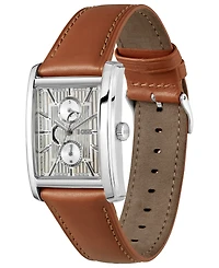 Hugo Boss Men's Principle Dress Multi Quartz Multi Brown Leather Watch, 42.5mm