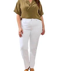 Tribal Plus Sophia Curvy Straight Leg Jeans