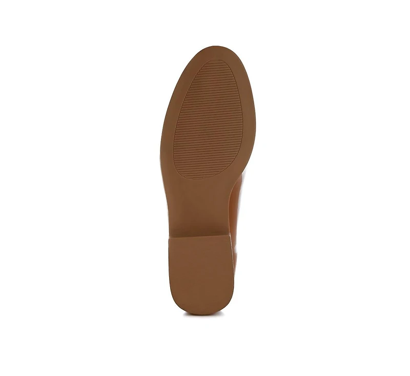 Revanta Patent Faux Leather Loafers