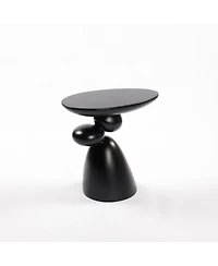 Boyel Living Modern Minimalist Fiberglass End Table for Room and Bedroom Decor