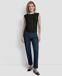 Dkny Jeans Women's Crewneck Sleeveless Top