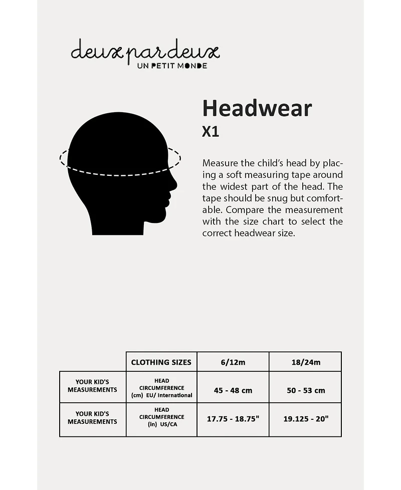 Deux par Baby Unisex Knit Hat 