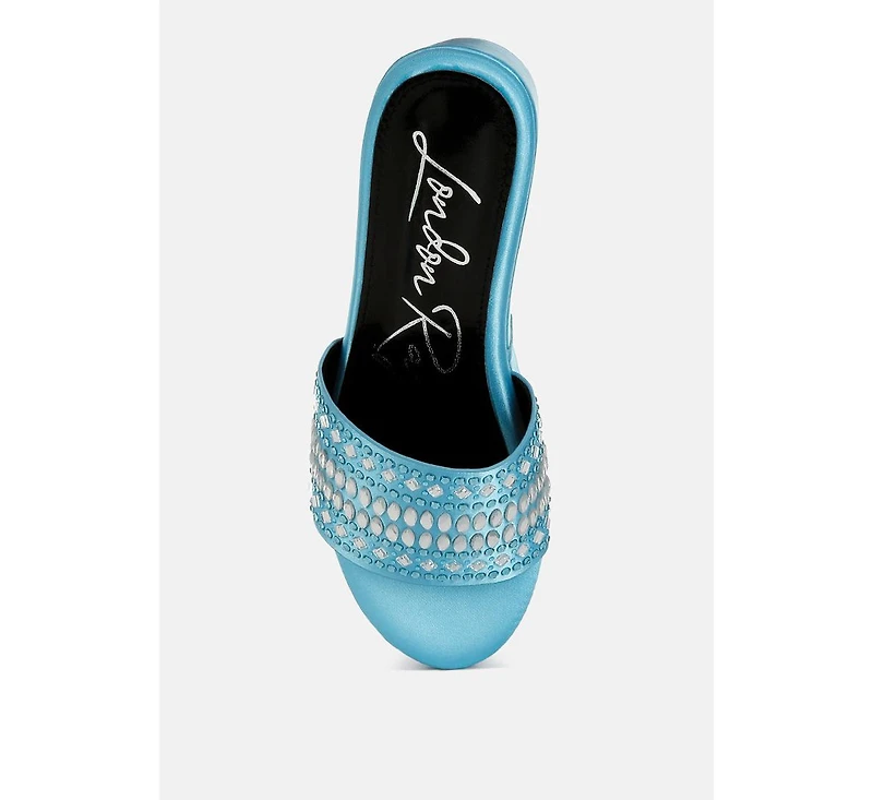 Batanga Diamante & Rhinestone Detail Stylish Flatforms
