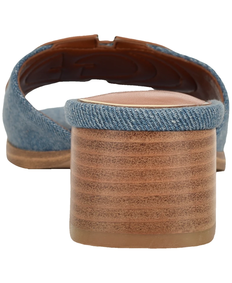 Guess Women's Cerrina Slip-On Block Heel Sandals