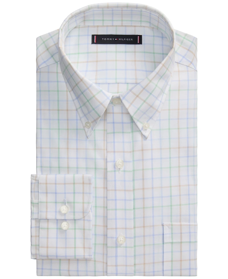 Tommy Hilfiger Men's Button-Down Collar Dress Shirt