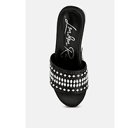 Batanga Diamante & Rhinestone Detail Stylish Flatforms