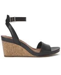 Lucky Brand Women's Lynda Ankle Strap Wedge Sandals