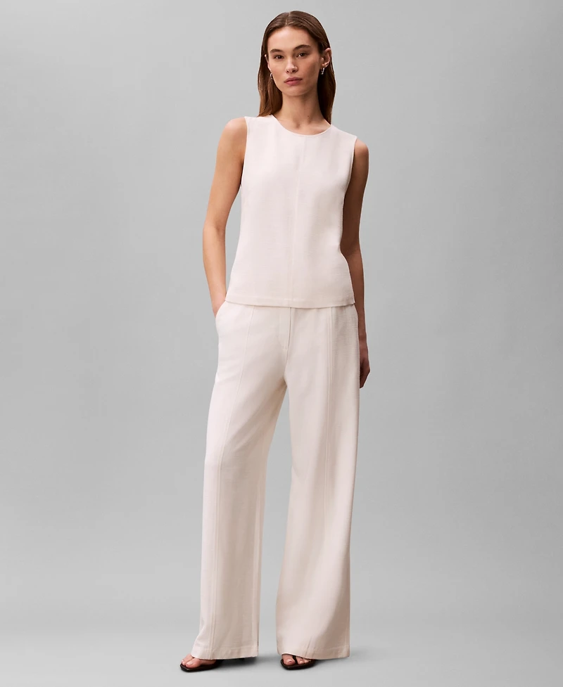 Calvin Klein Women's Textured Sleeveless Top