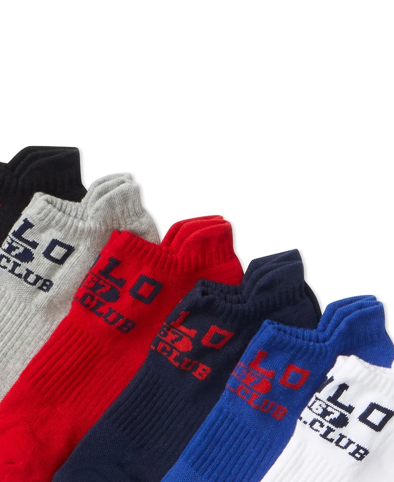 Polo Ralph Lauren Men's Athletic Low Cut Socks, 6-Pack