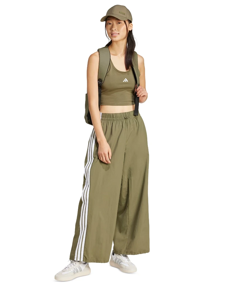 adidas Women's Three Stripe Parachute Pants
