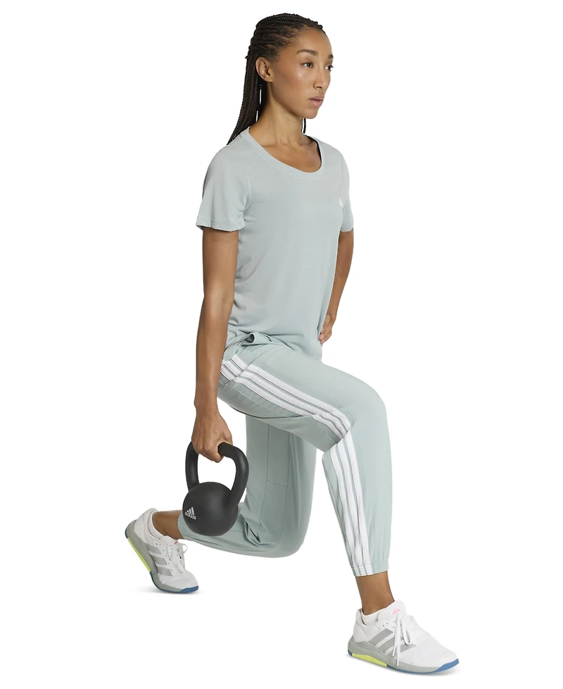 adidas Women's Workout Essentials Seamless Scoop Neck T-Shirt