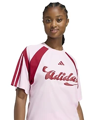 adidas Women's Crewneck Sportswear Jersey T-Shirt