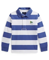 Polo Ralph Lauren Boys' 2-7 Striped Long-Sleeve Rugby Shirt