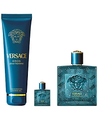 Versace 3-Pc. Eros Eau De Parfum Spray and Shower Gel Set
