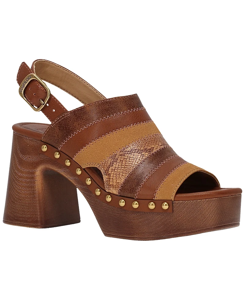 Frye and Co. Women's Wylie Patchwork Round Toe Sandals