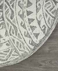 Lr Home Radiance Rdc-087 6' x 6' Round Area Rug