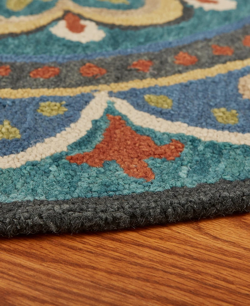 Lr Home Radiance Rdc-026 6' x 6' Round Area Rug