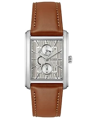 Hugo Boss Men's Principle Dress Multi Quartz Multi Brown Leather Watch, 42.5mm