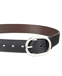 Calvin Klein Reversible Center Bar Buckle Dress Belt
