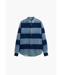 Desigual Men's Striped denim shirt