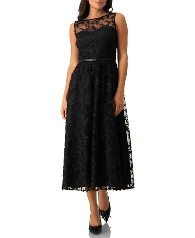 Ivonne Women's Sleeveless Textured Maxi Dress