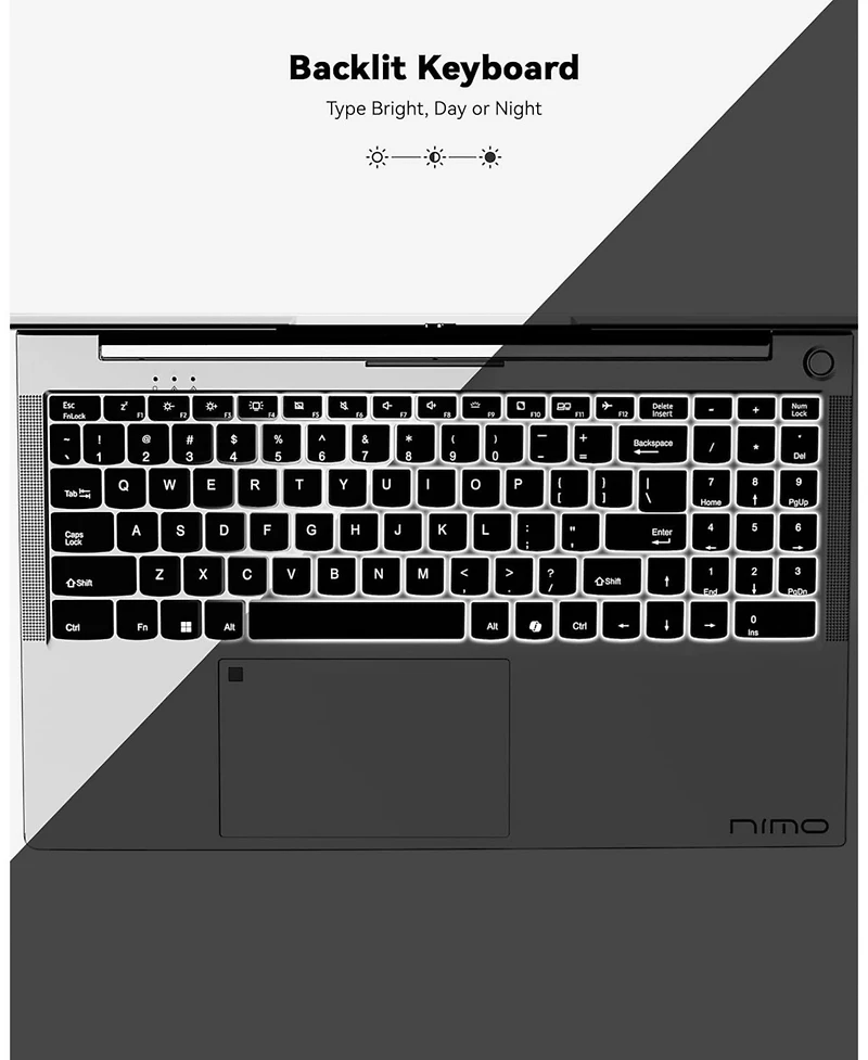 Nimo 15.6 Fhd Ips Laptop-Computer Amd Ryzen 5 3500U 16GB Ram 512GB Ssd 3.7GHz