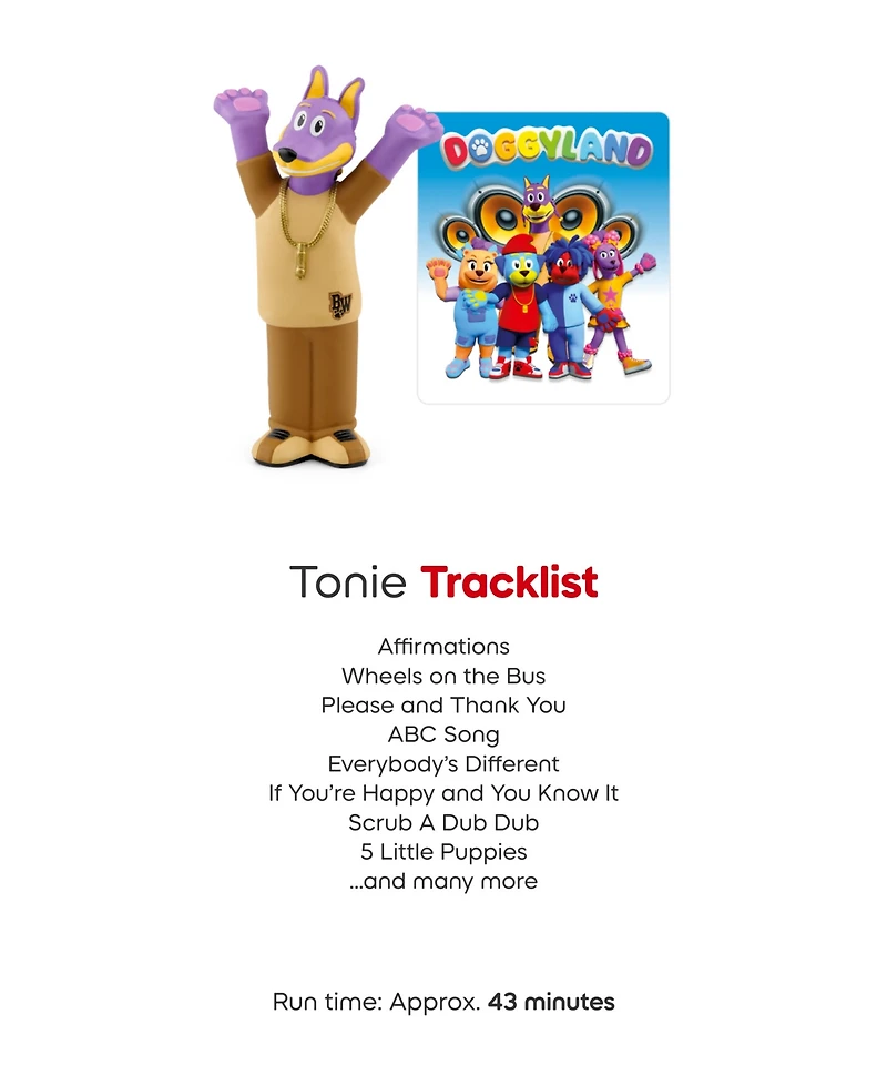 Tonies Doggyland Bow Wizzle Audio Toy Figurine