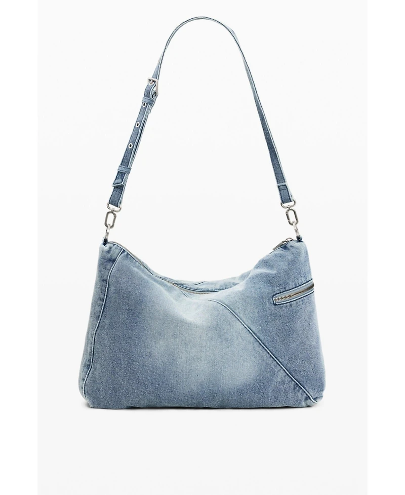 Desigual Women's Large Denim Charms Bag