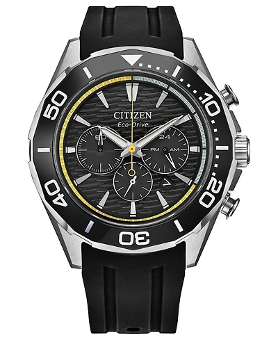 Citizen Men's Endeavor Chronograph Black Strap Watch, 43mm