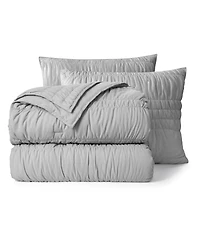 Ugg Devon Tide Ruched 3-Pc. Comforter Set, Full/Queen