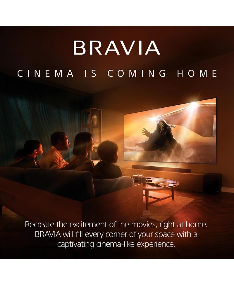 Sony K65XR80M2 65 Inch Bravia 8 Qd-oled 4K Hdr Google Tv with an AudioQuest G8 8-Outlet Usb-a/Usb-c Ac Power Surge Protector (2025)