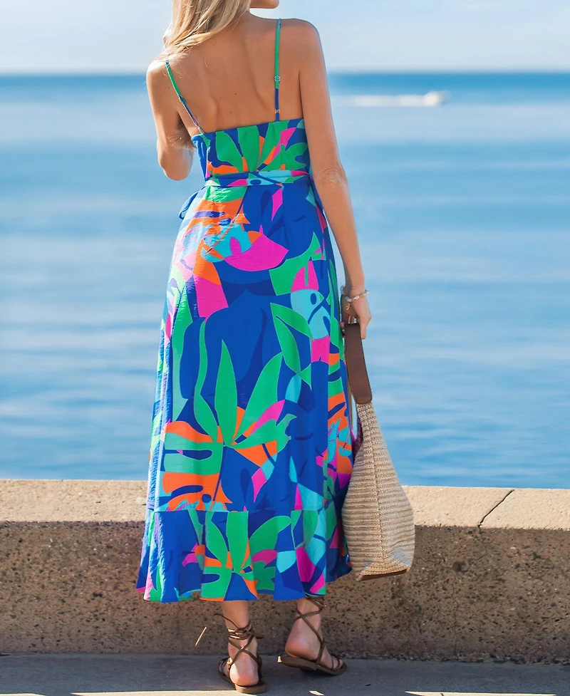 Cupshe Women's Out of This World Abstract Midi Beach Dress