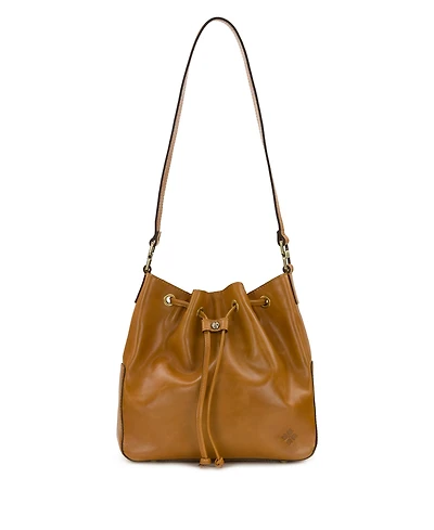 Patricia Nash Belamy Glazed Small Drawstring Bucket Bag