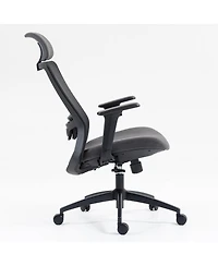 Boyel Living High Back Mesh Office Chair with Adjustable Lumbar Support & Headrest