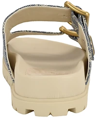 Guess Women's Fasten Double-Buckle Footbed Sandals