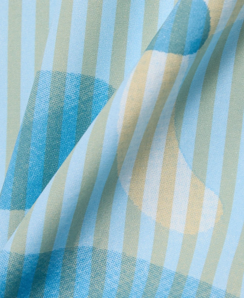 Lacoste Men's Relaxed-Fit Striped Crocodile Shirt