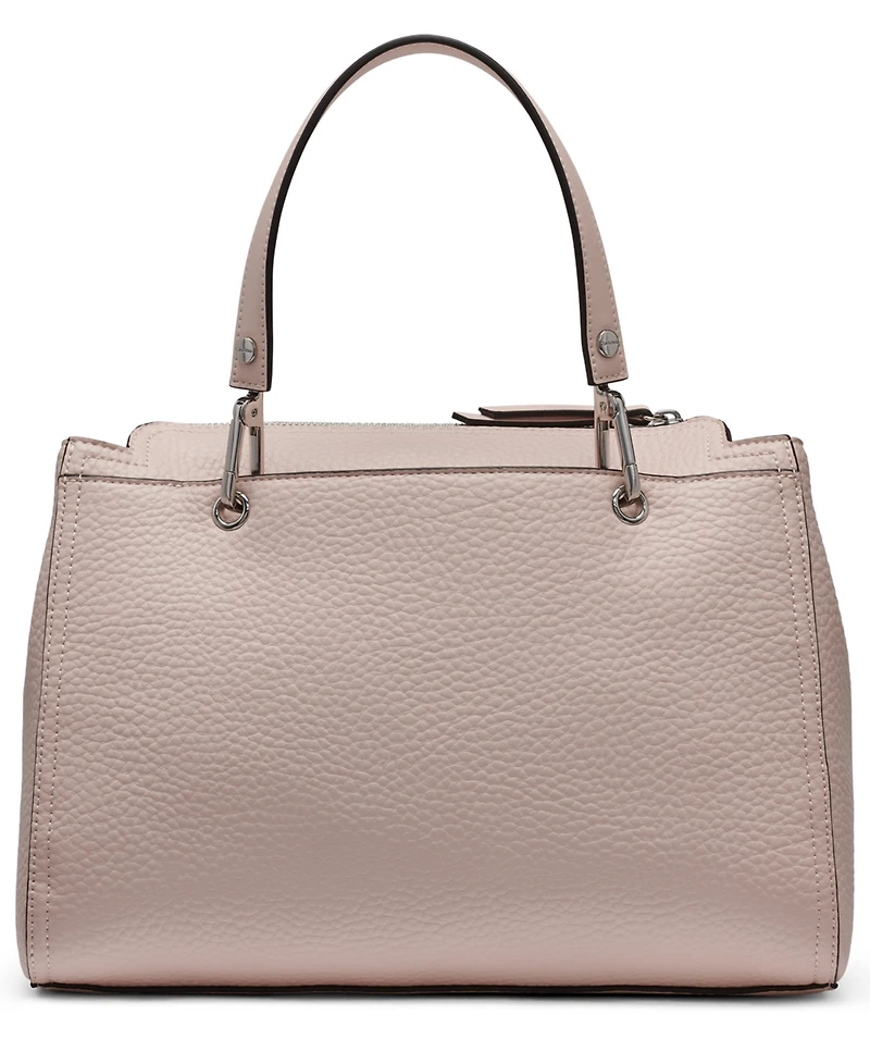 Calvin Klein Garnet Triple Compartment Top Zipper Satchel