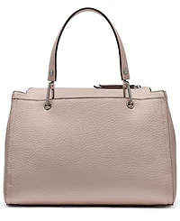 Calvin Klein Garnet Triple Compartment Top Zipper Satchel