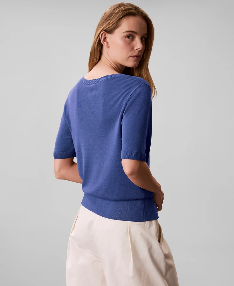 Calvin Klein Women's V-Neck Knit Sweater