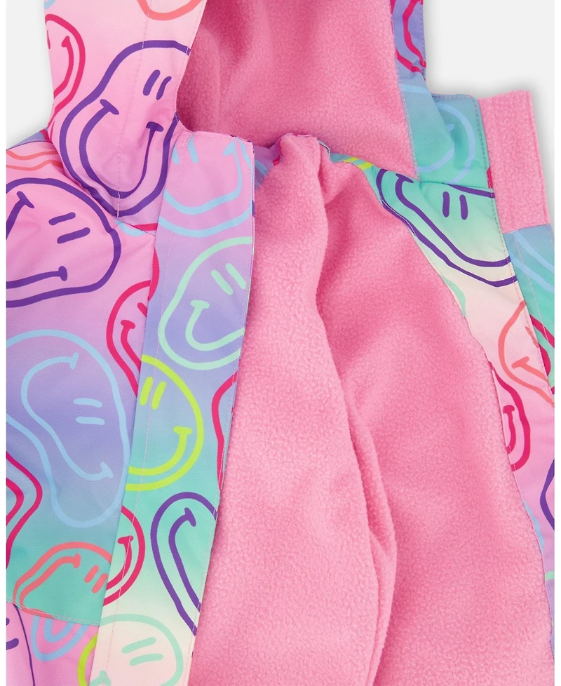 Deux par Toddler Girls Two-Piece Mid-Season Outerwear Set Printed Smileys