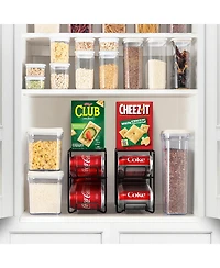 Sorbus Soda Can Beverage Dispenser Rack - Holds 12 Standard 12oz Cans