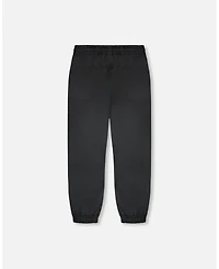 Deux par Toddler Boys 3-in-1 Two-Piece Mid-Season Outerwear Set Brown Motocross Print