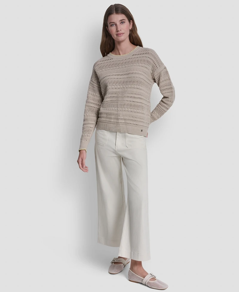 Dkny Jeans Petite Crewneck Sweater