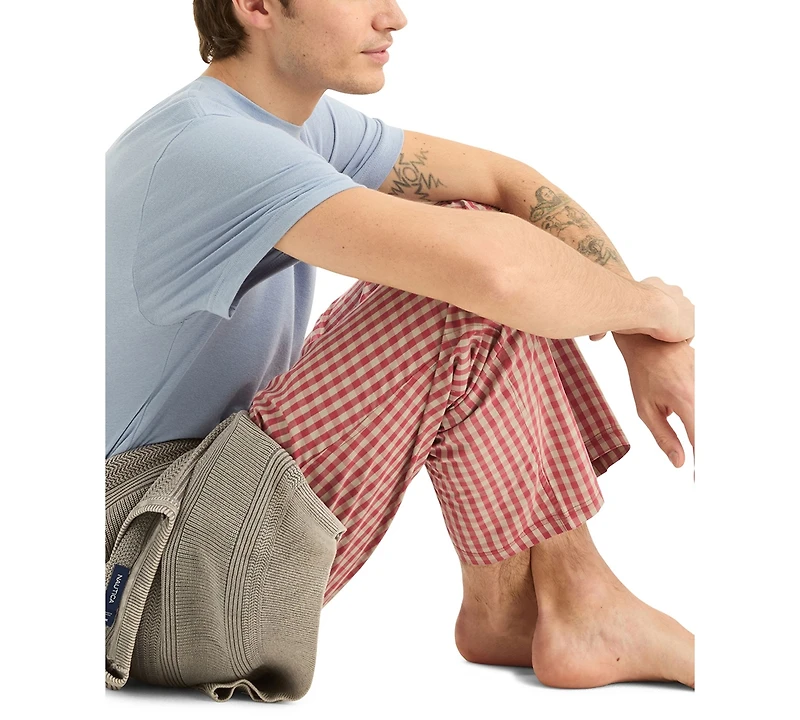 Nautica Men's Short-Sleeve Crewneck Pajama T-Shirt