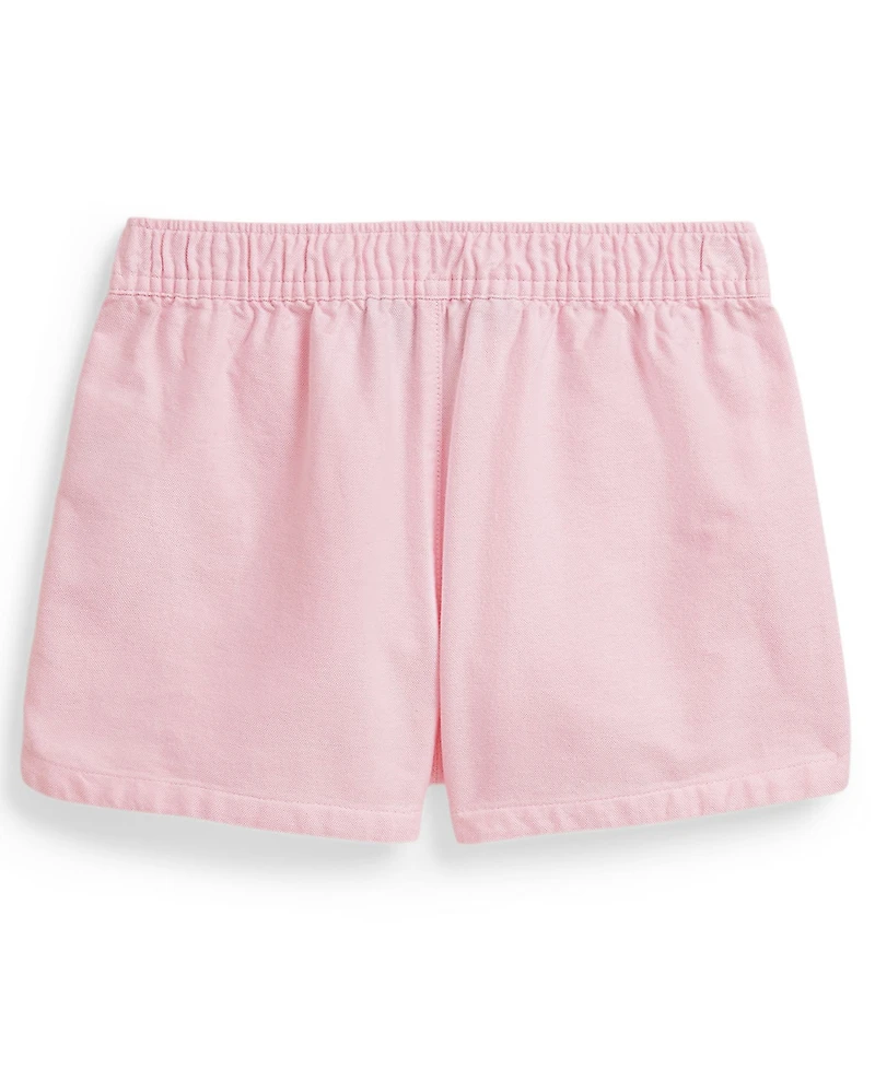Polo Ralph Lauren Girls' 2T-6X Oxford Pull-On Shorts