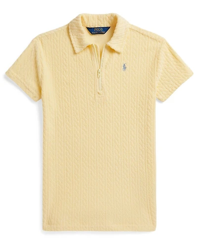 Polo Ralph Lauren Girls' 2-6X Cable Terry Quarter-Zip Dress
