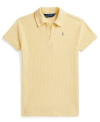 Polo Ralph Lauren Girls' 2-6X Cable Terry Quarter-Zip Dress
