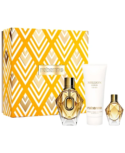 Rabanne 3-Pc. Million Gold For Her Eau De Parfum Gift Set